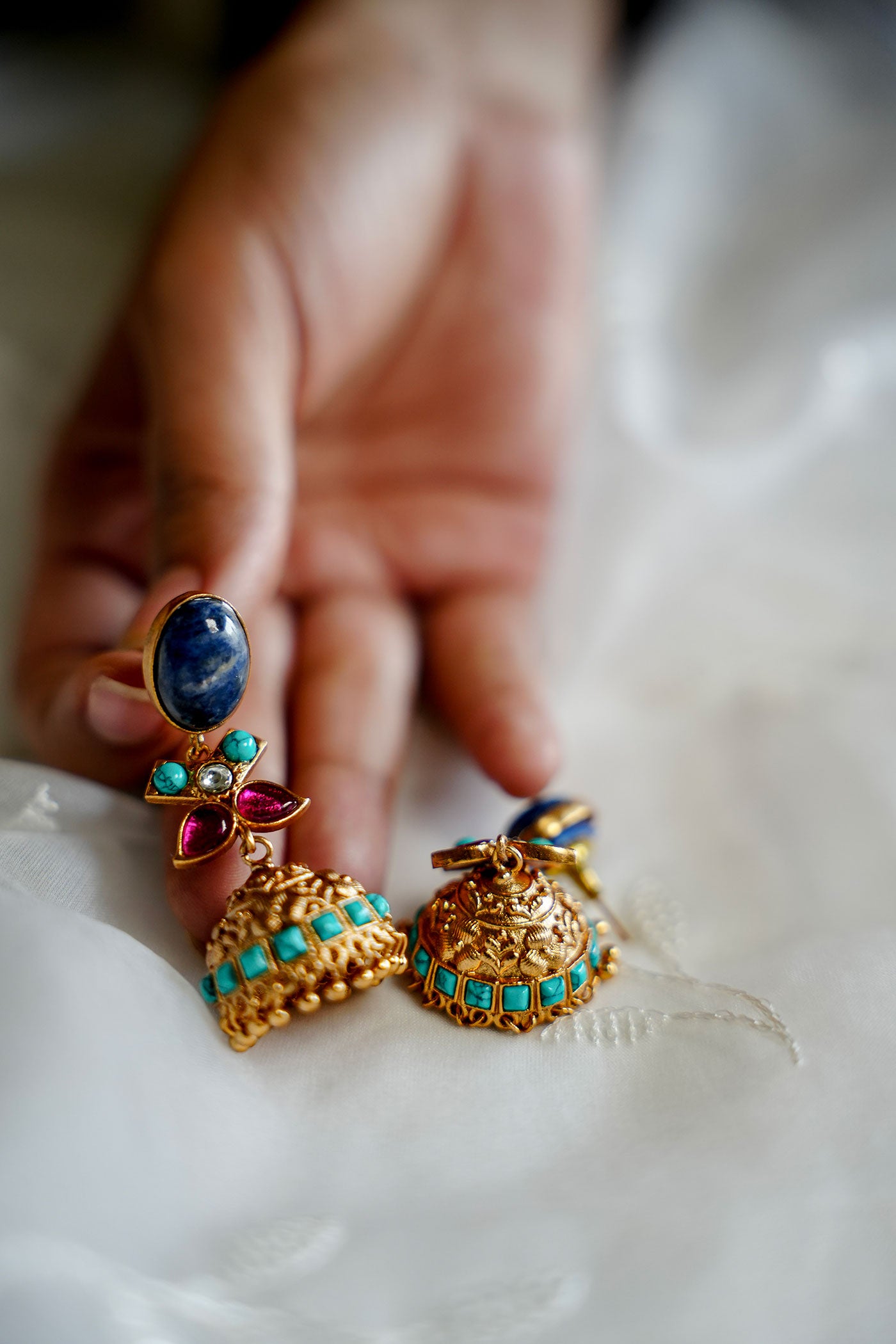 Neelgul Jhumkas