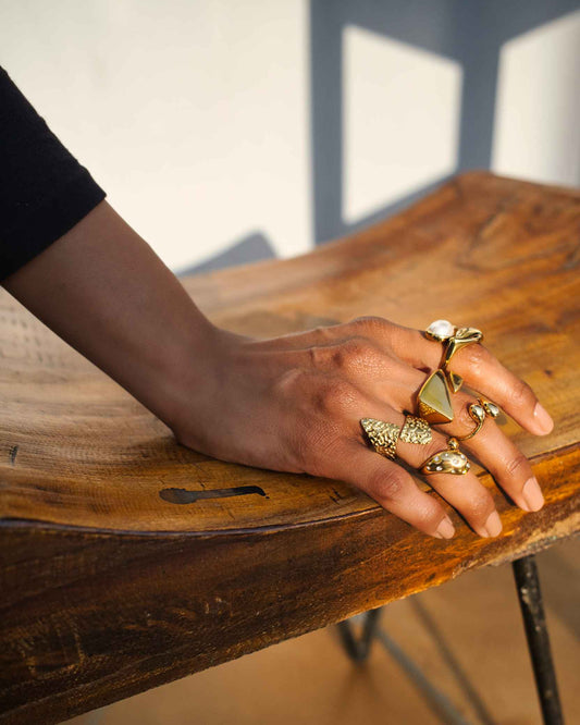 Textured Hug Ring