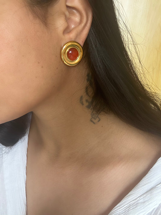 Jade Studs