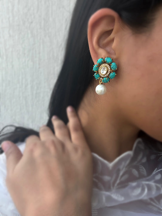 Turq Pearl Drops