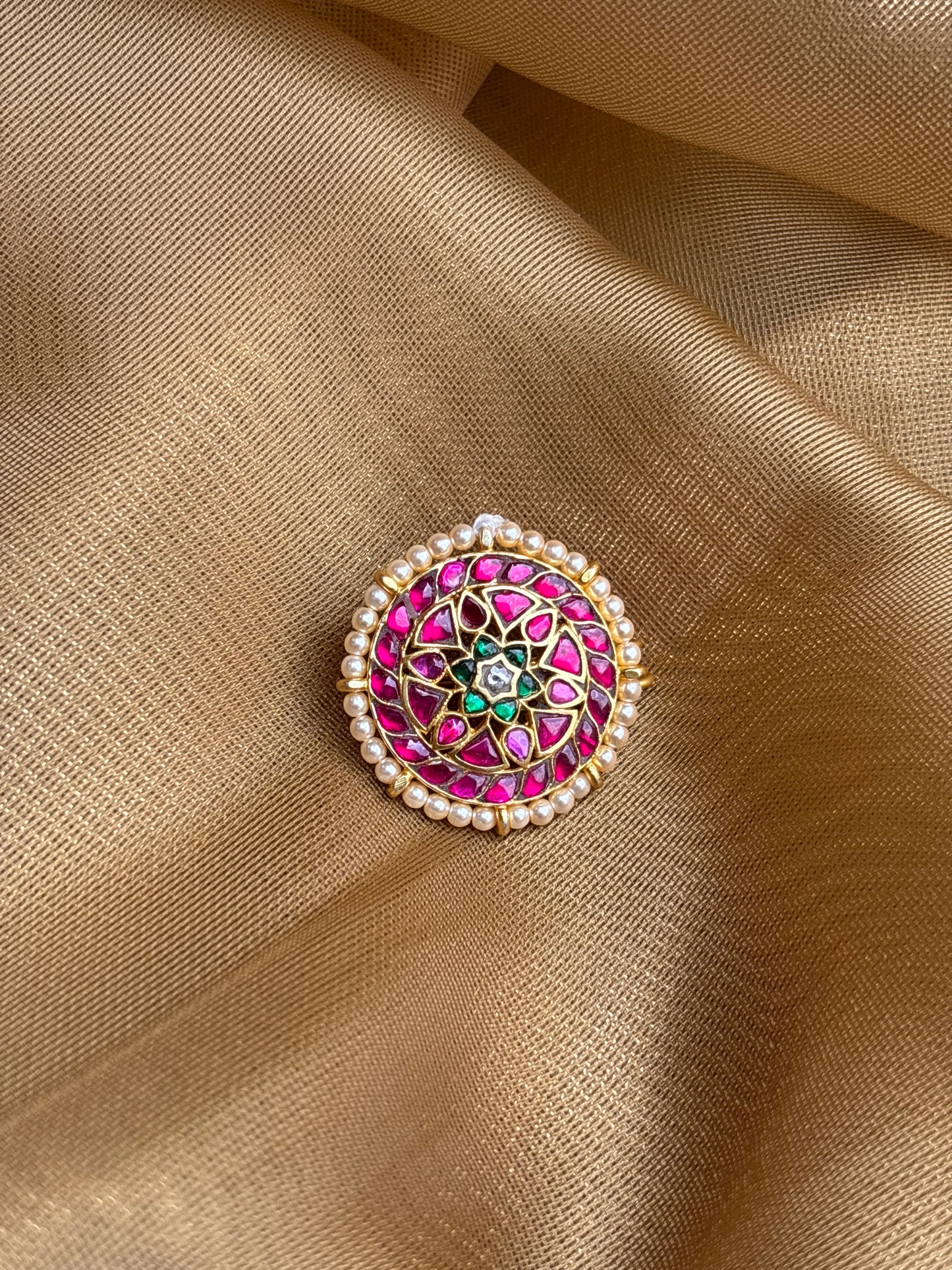 Gulnaar Chaand & Phool Hair pin