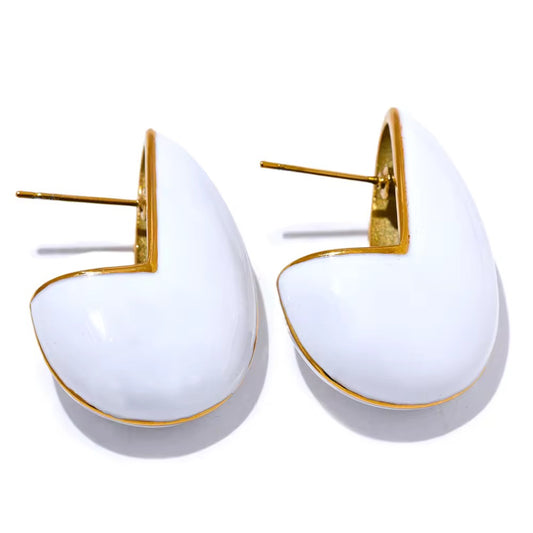 Noir Geometric Earrings