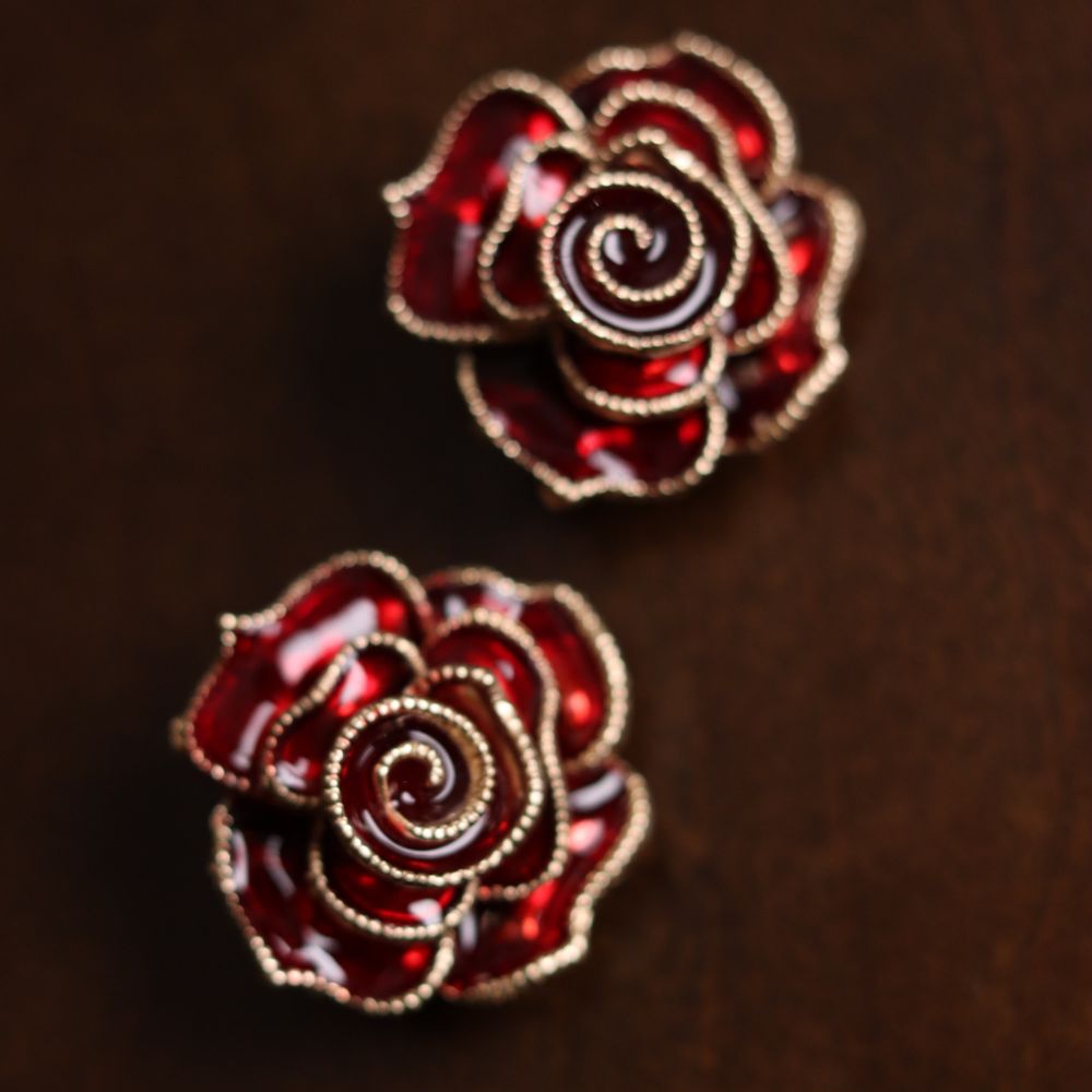 Rosa Button Covers- Pair