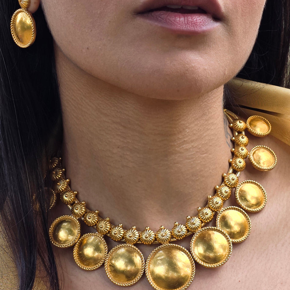 Kittur Gold Plated Necklace