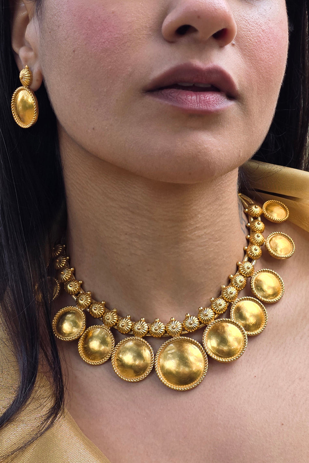 Kittur Gold Plated Necklace