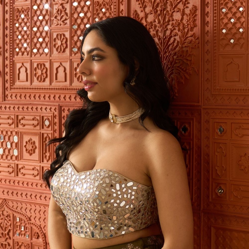 Yashasvika Pearl & Polki Choker set
