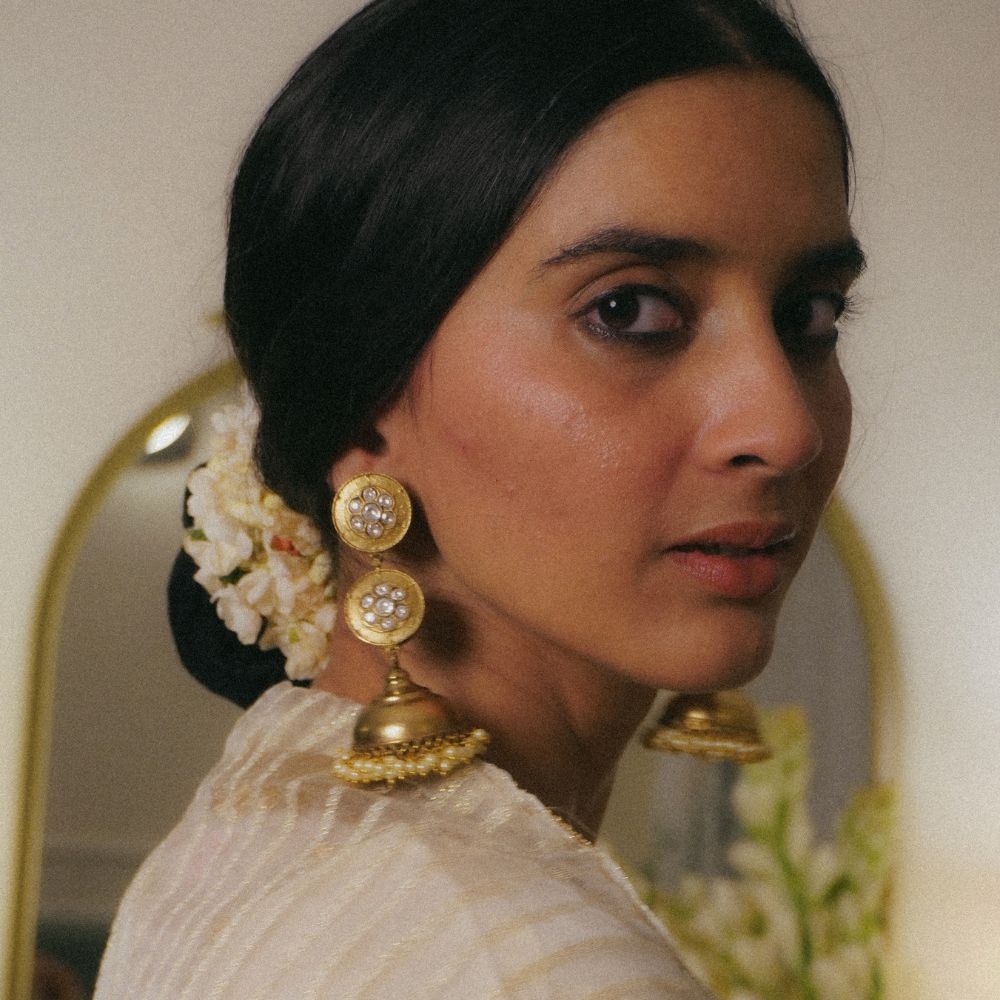 Gauri Chamol In Our Rangana Earrings