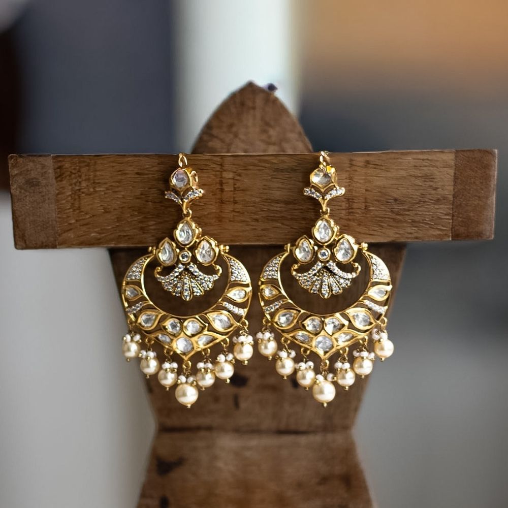 Ishita Polki Diamond Earrings
