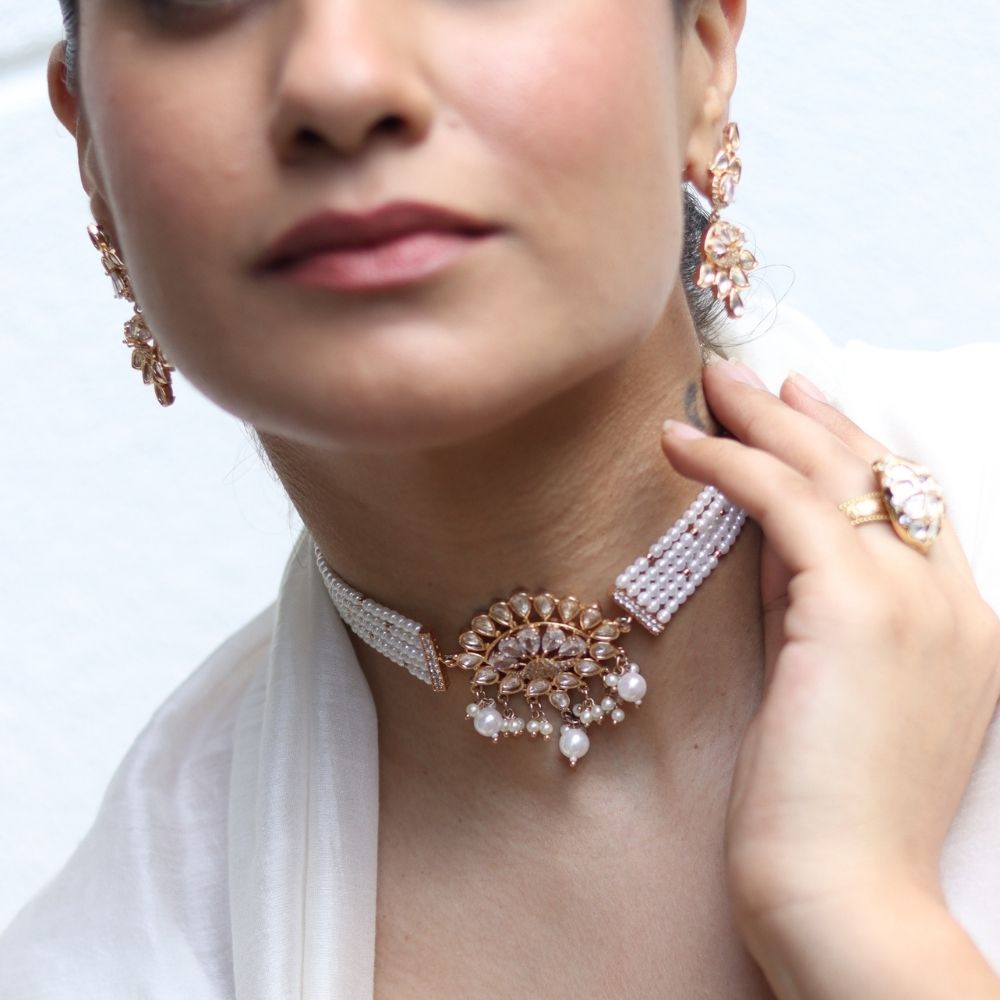 Astha Pearl Choker set
