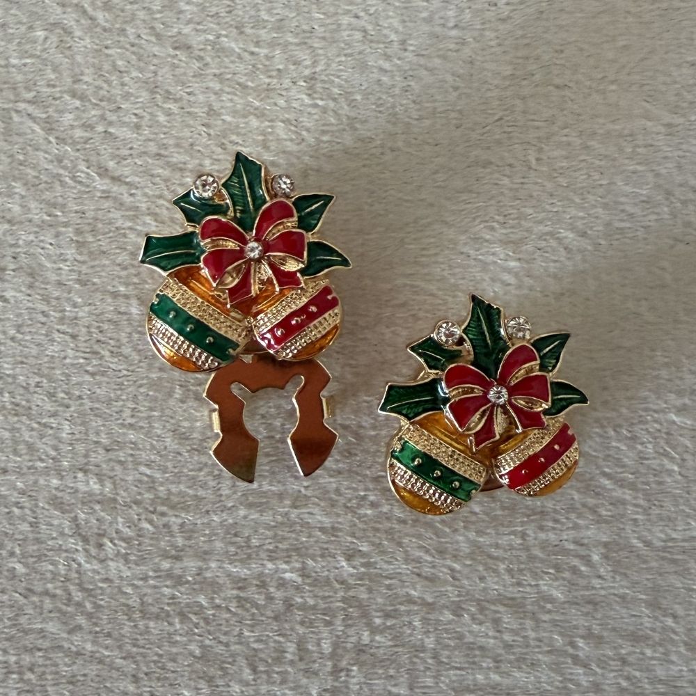 Xmas Bell Mini Button Covers