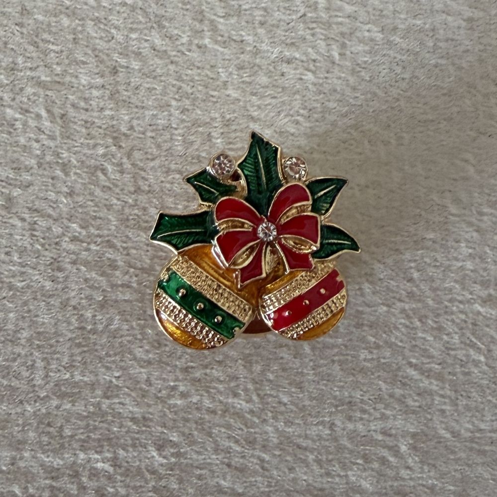 Xmas Bell Mini Button Covers