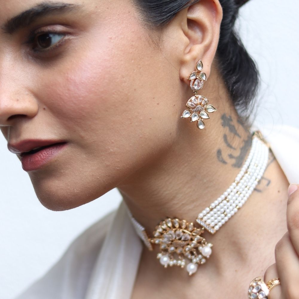 Astha Pearl Choker set