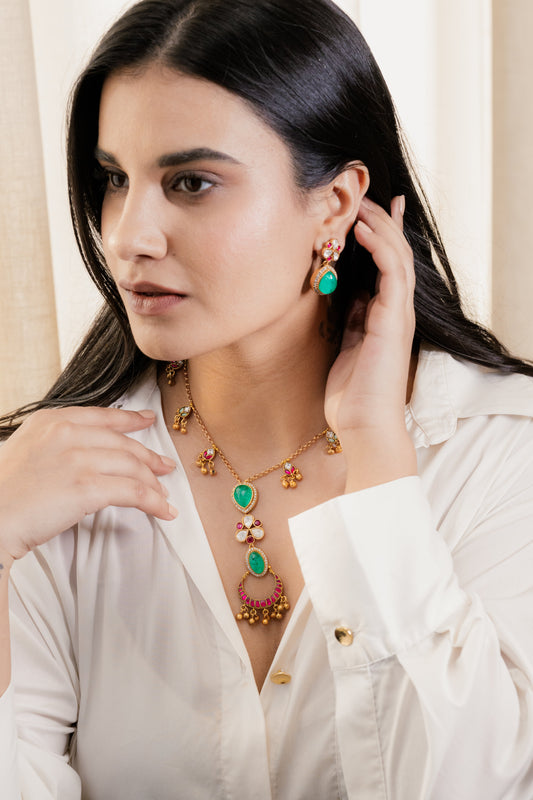 Rani Emerald Set