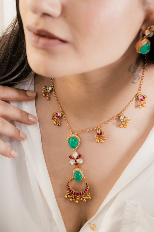 Rani Emerald Set