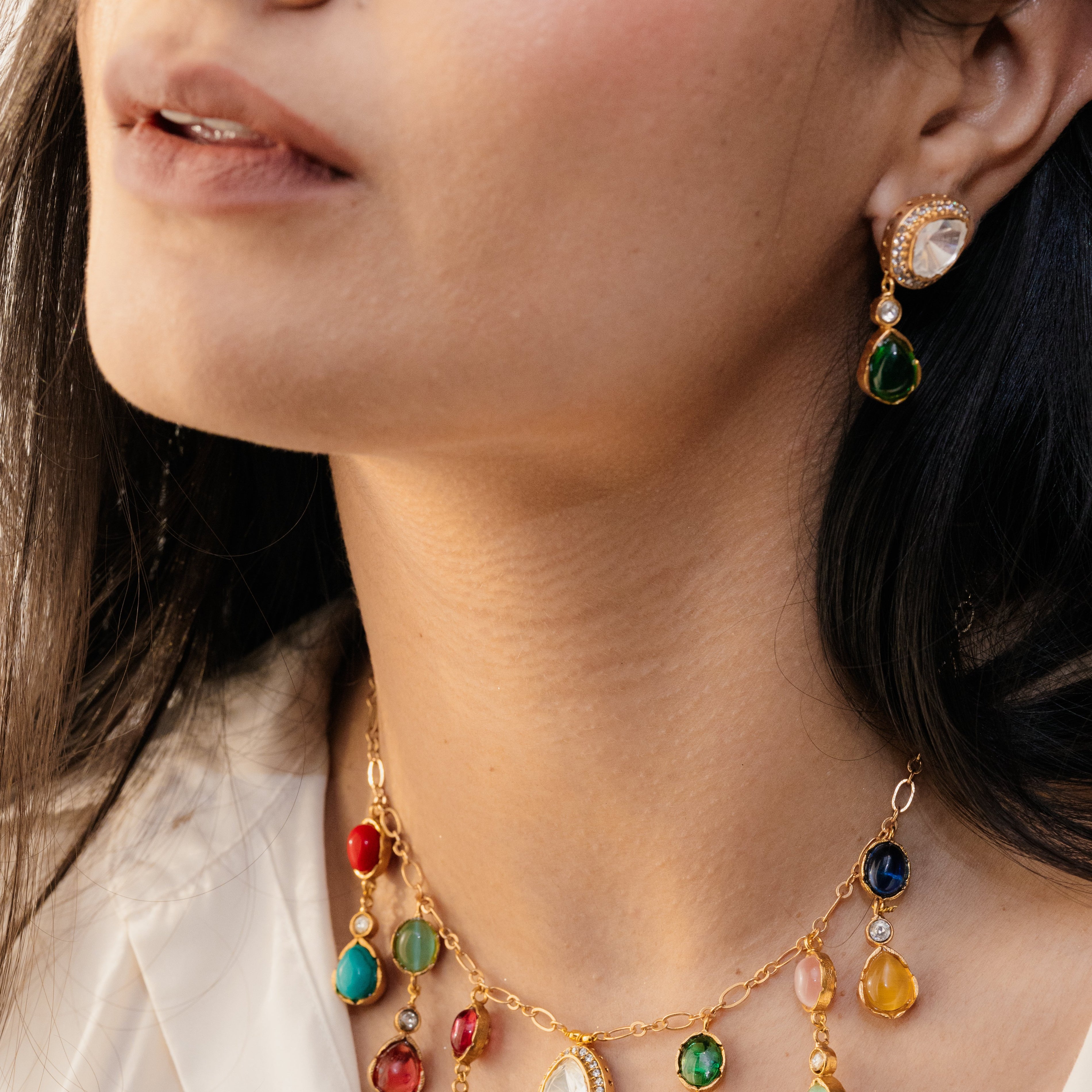 Tasva Navratna Droplet Set