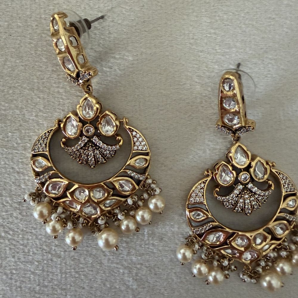 Ishita Polki Diamond Earrings