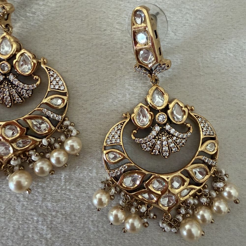 Ishita Polki Diamond Earrings