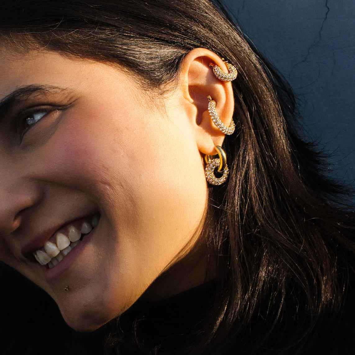 Golden Loop Earrings