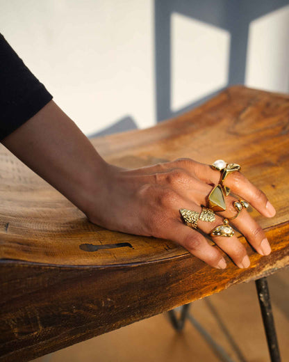 Textured Hug Ring
