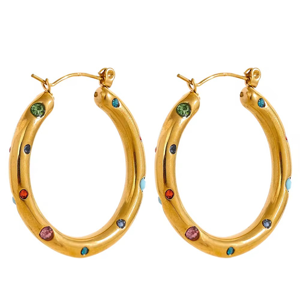 Lola Hoops - Gold