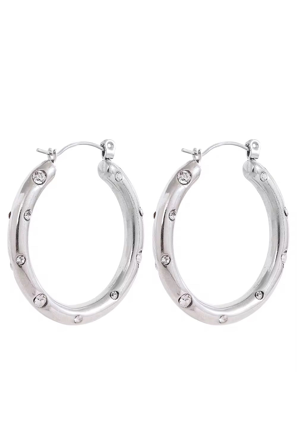 Lola Hoops- Silver