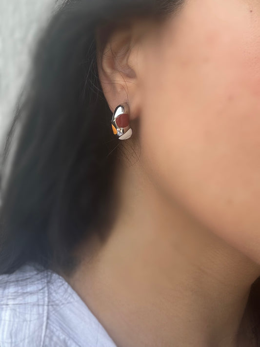 Bean Polka Earring