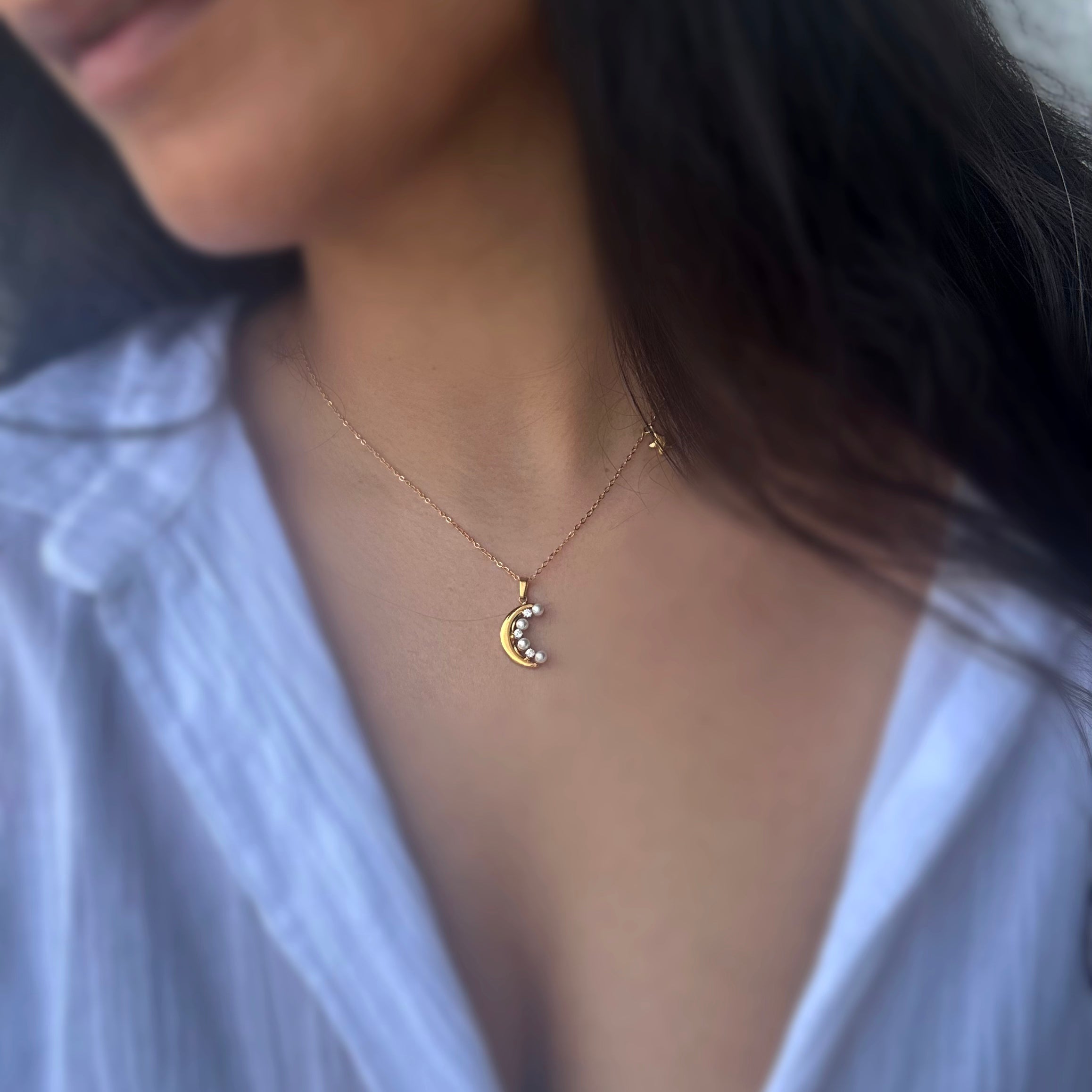 Moon Pearl Chain