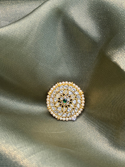 Mehr Chaand & Phool hair pins