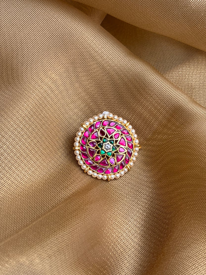 Gulnaar Chaand & Phool Hair pin