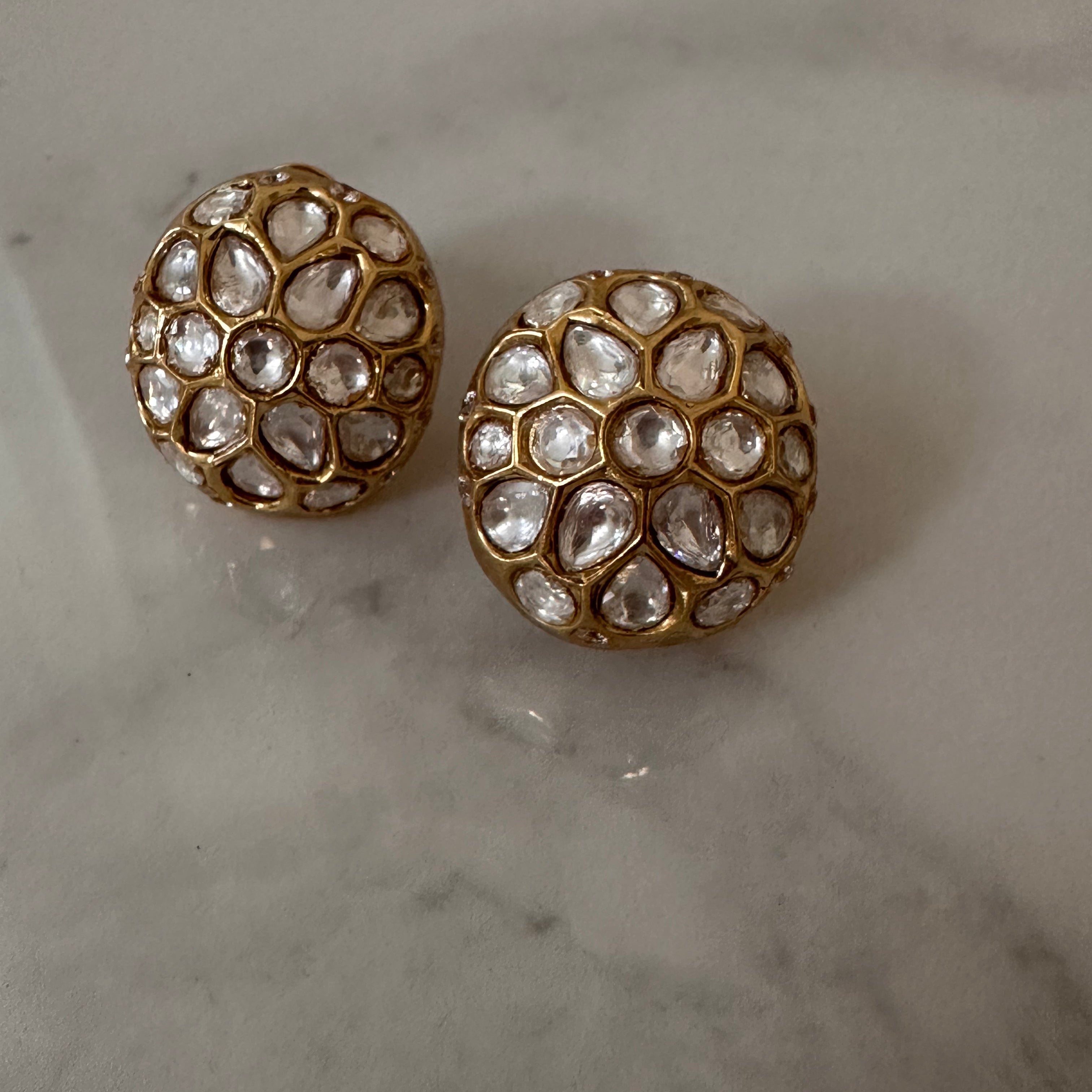 Polki Dome Studs