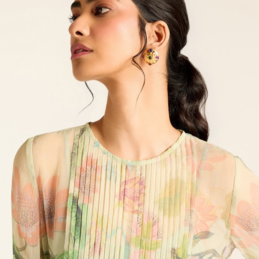 Khalesi Gold Studs