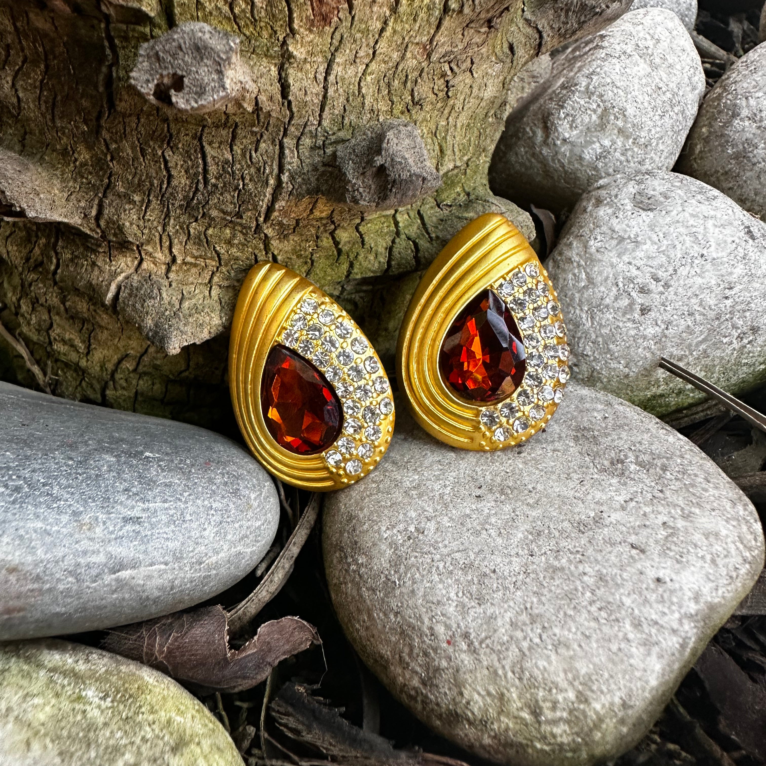 Ruby Drop Earrings
