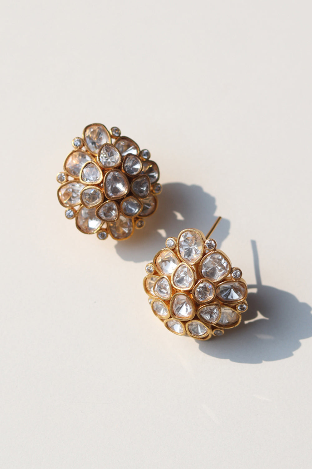 Phool Polki Studs