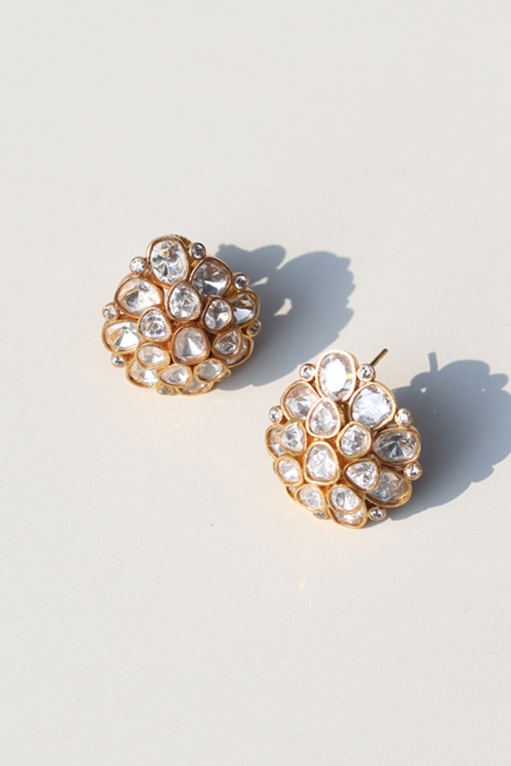 Phool Polki Studs