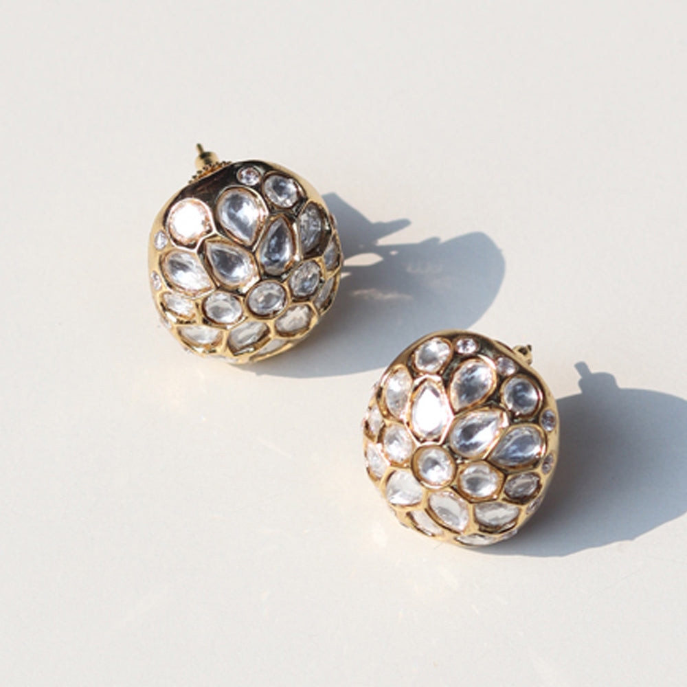 Polki Dome Studs