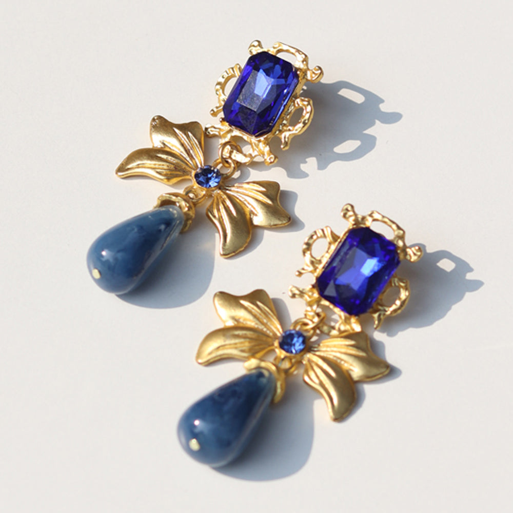 Statement Vintage Bow Earrings