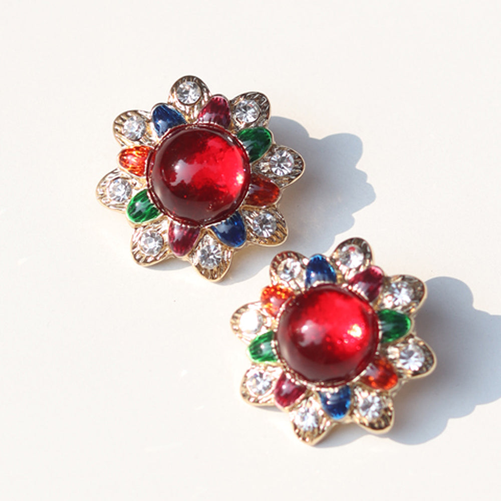 Ruby Stud Earrings