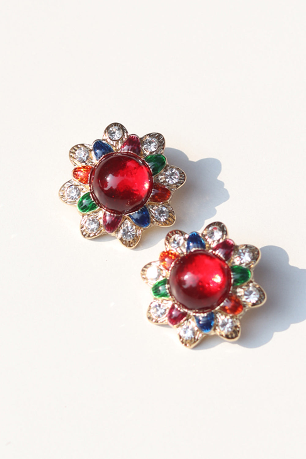 Ruby Stud Earrings