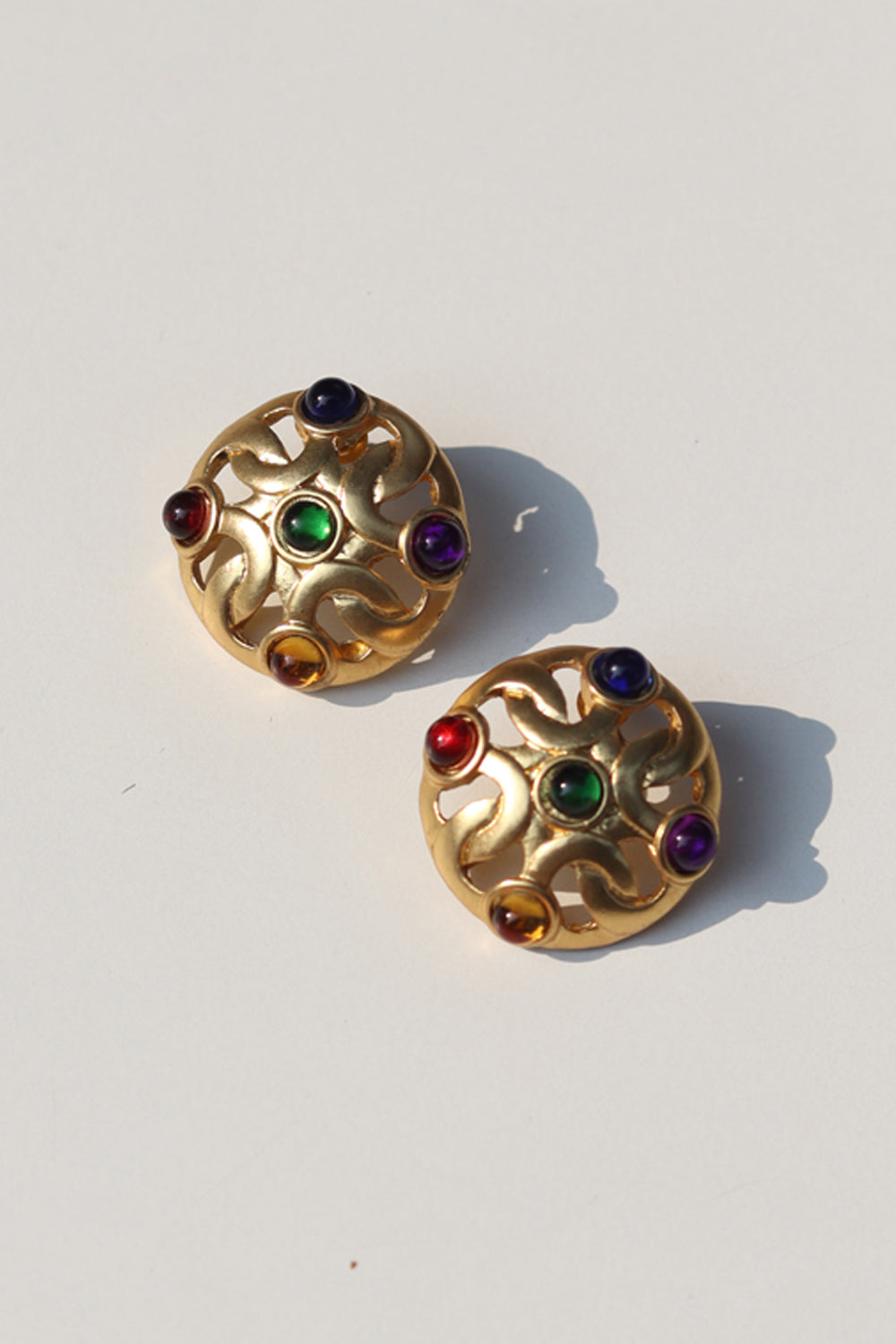 Khalesi Gold Studs