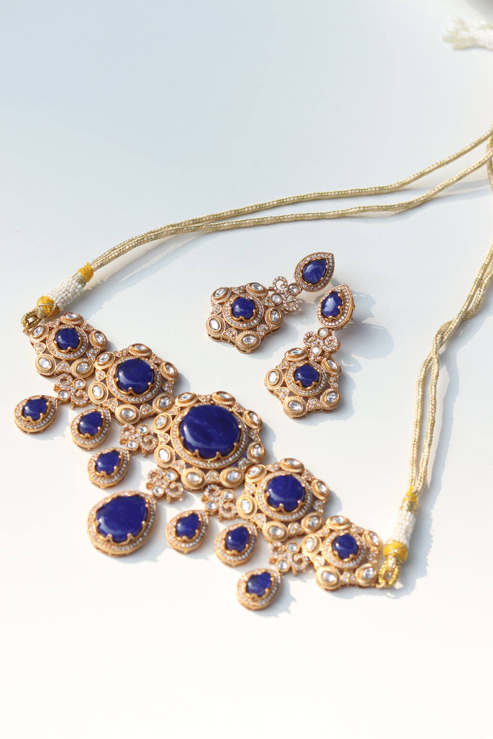 Padma Royal Blue Choker