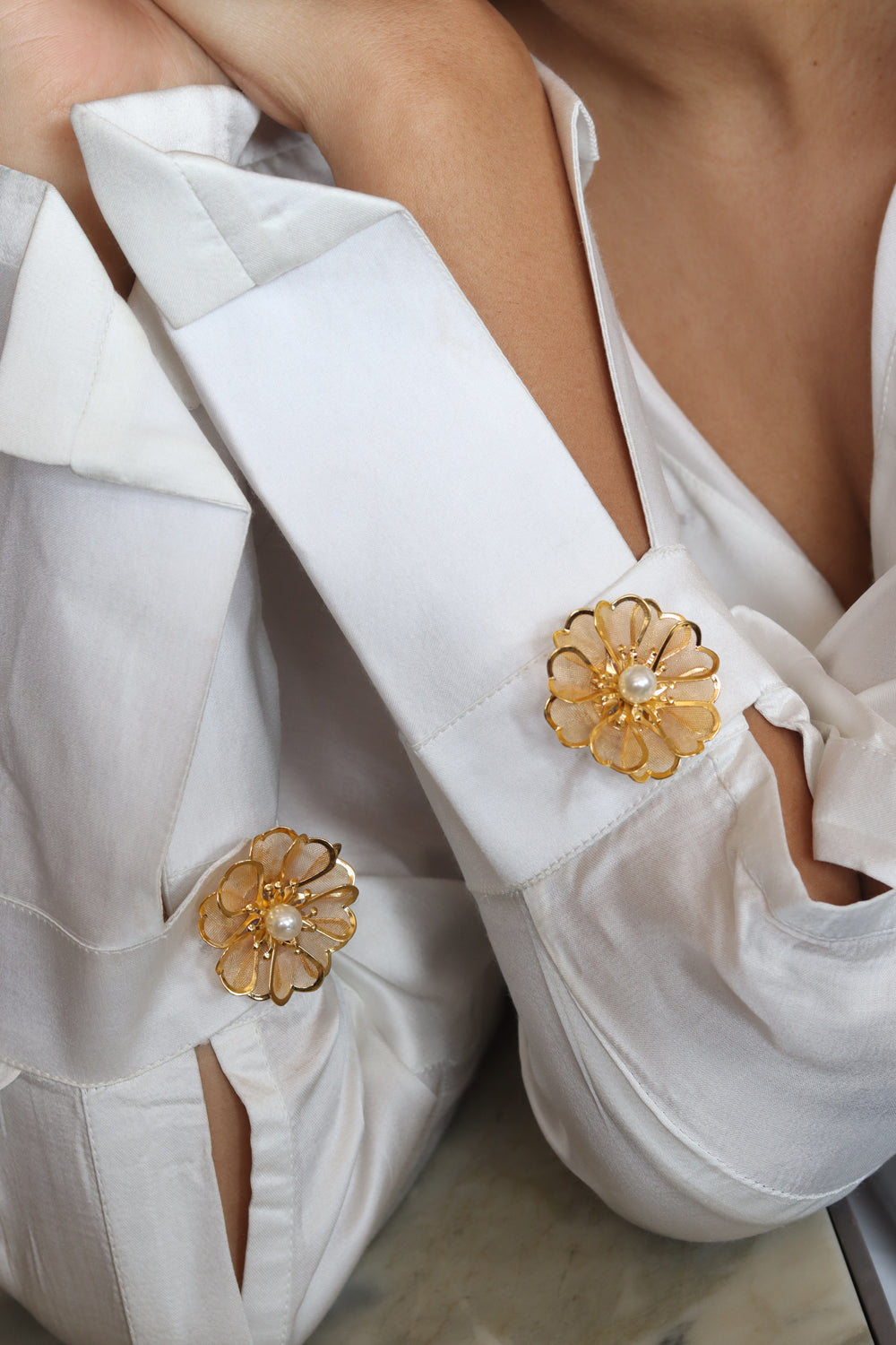 Flura Button Covers- Pair