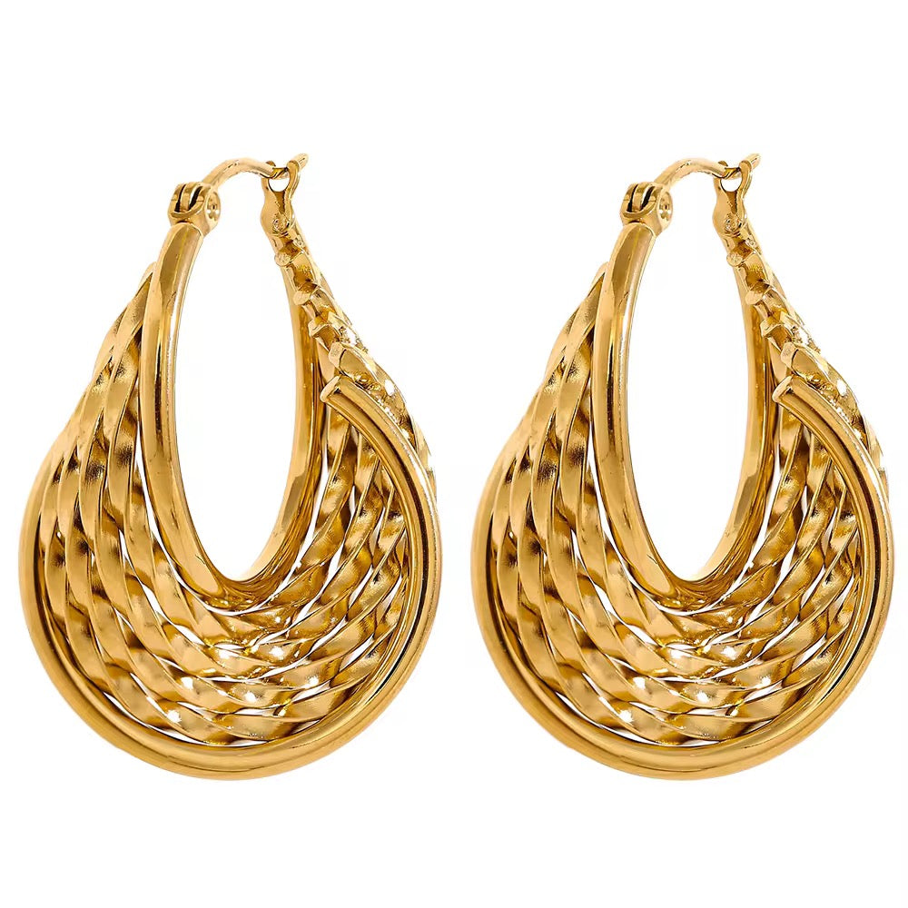 Amelia Textures Earrings