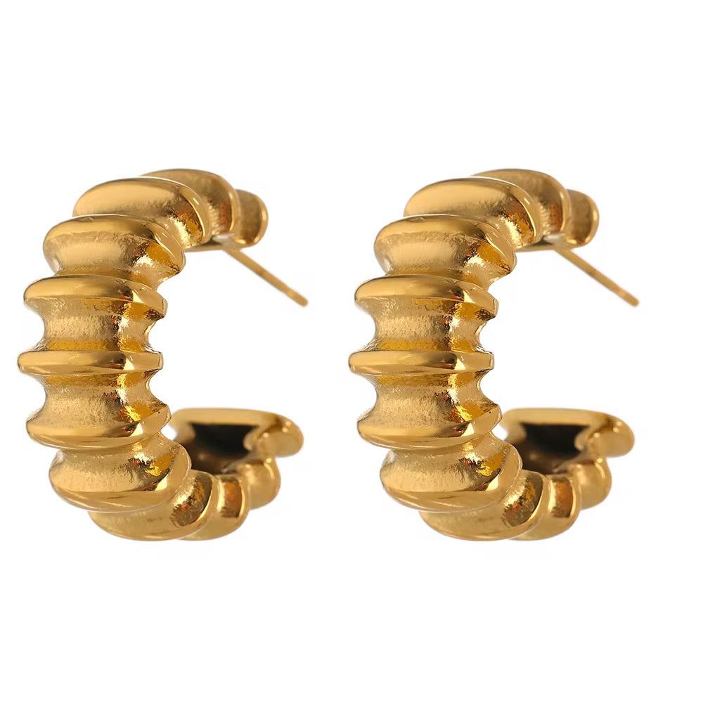 Wrinkled Half Hoops