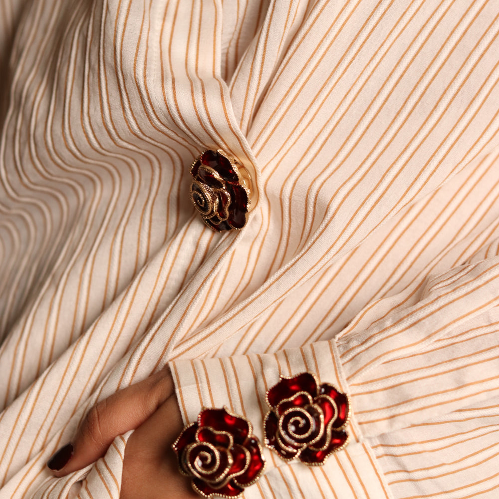 Rosa Button Covers- Pair