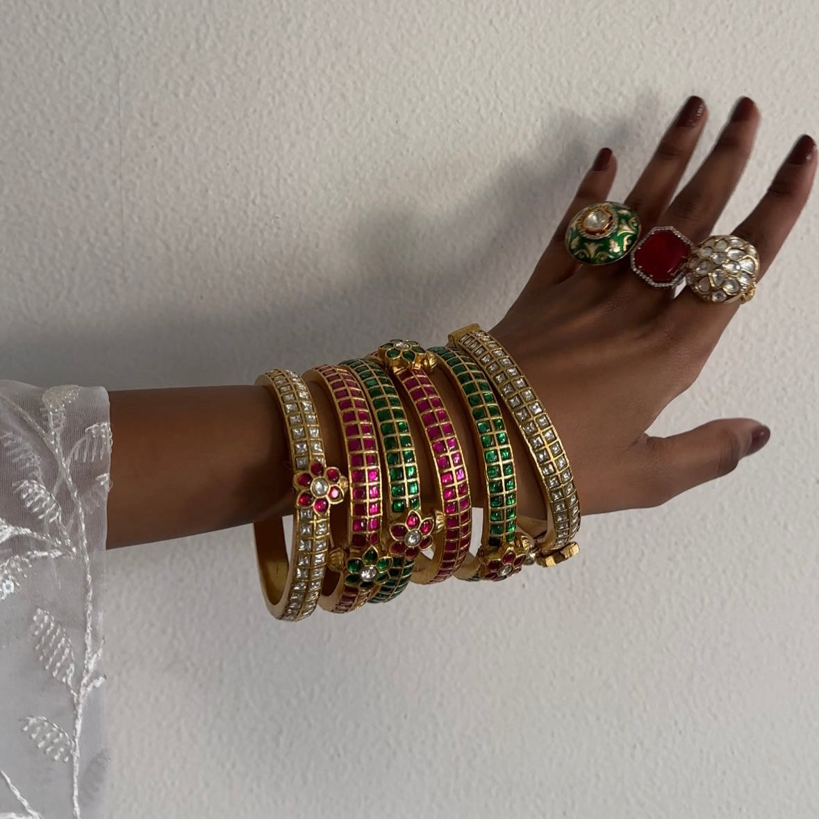 Sita bangle set (size 2*8)