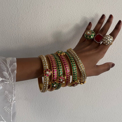 Sita bangle set (size 2*8)
