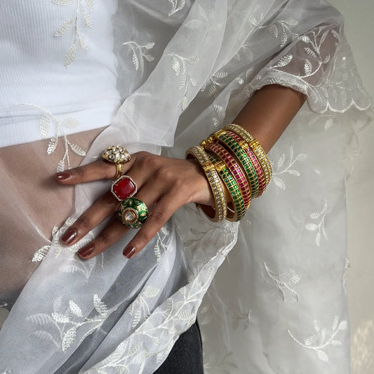 Sita bangle set (size 2*8)