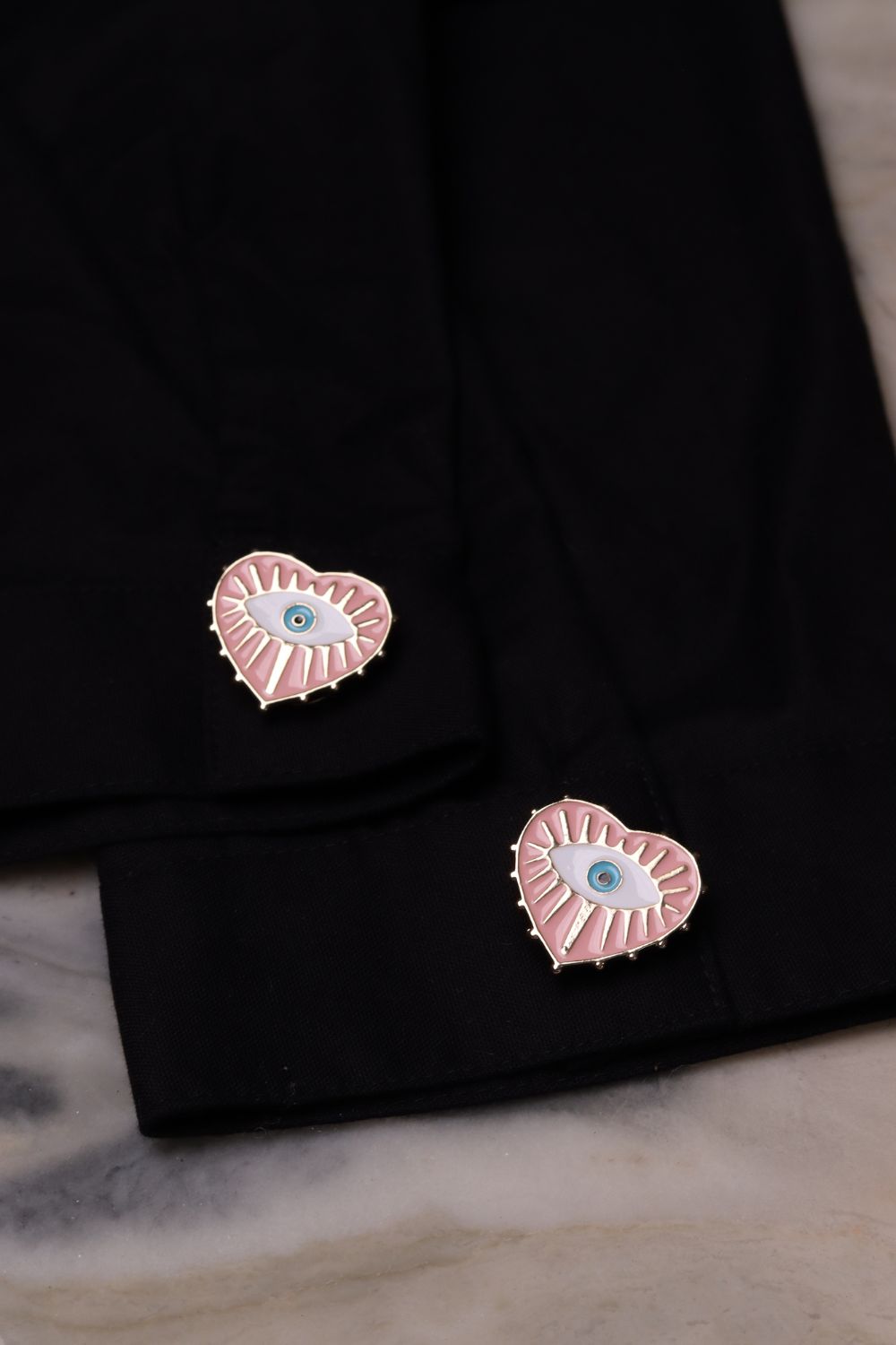 Evil Eye Button Cover- Set of 6